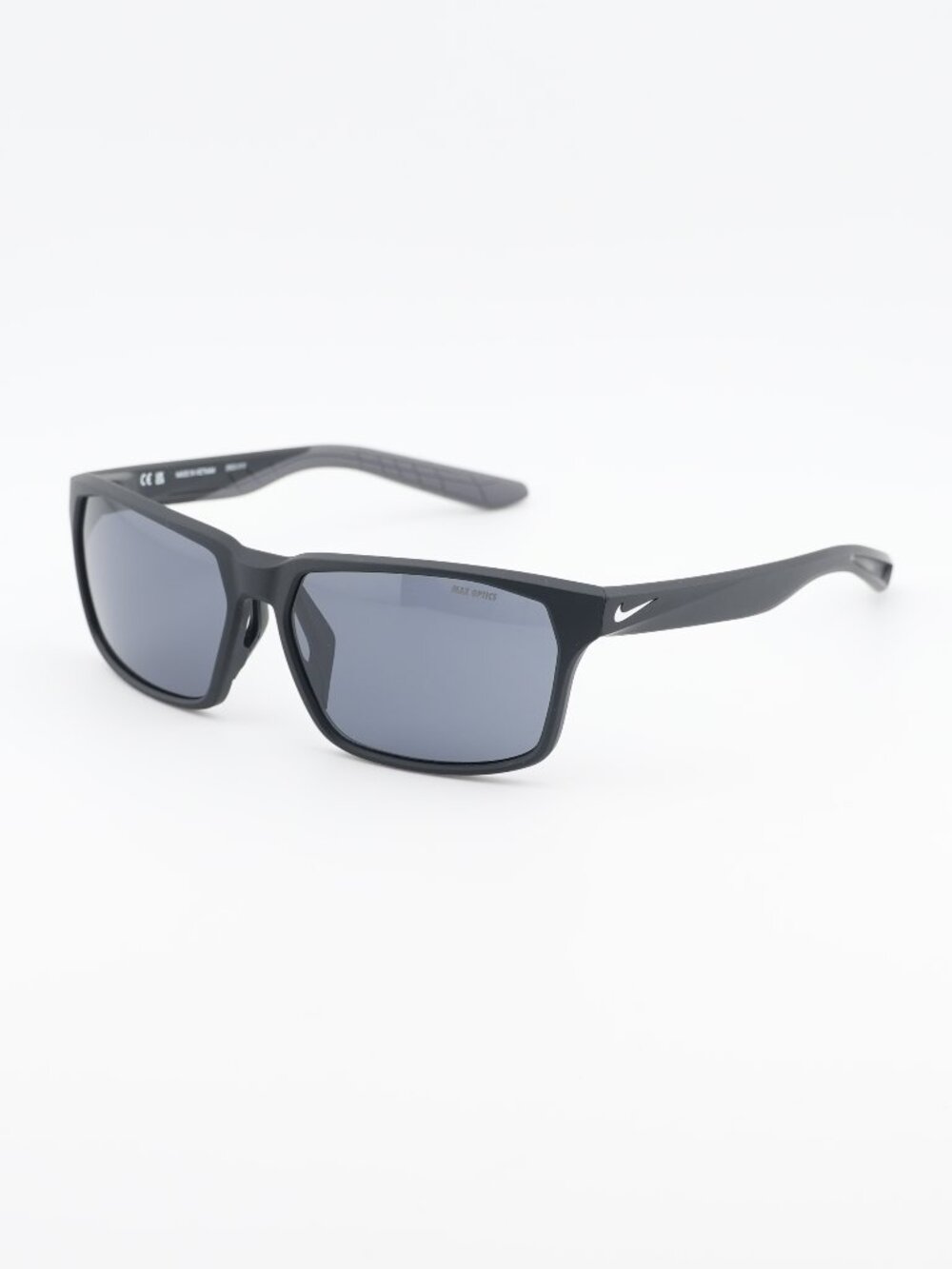 Nike MAVERICK RGE N IF2488X 010 Sunglasses Black Rectangle Frame, Grey Lenses